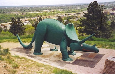 Triceratops at Dinosaur Park